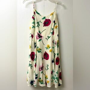 Old Navy Cream Floral Spaghetti Strap Sundress